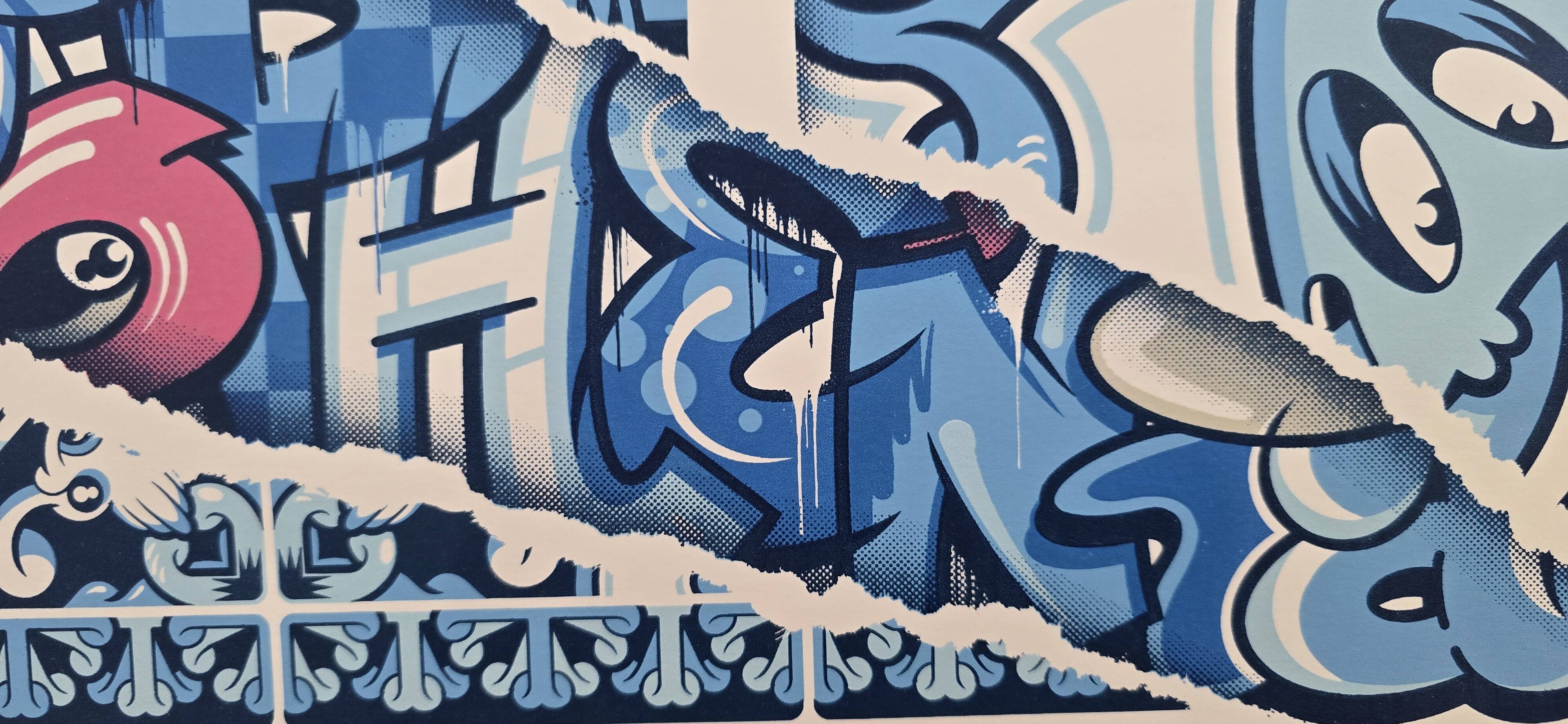 Add fuel - diogo machado (1980) - silkscreen print "apophenia" signed no. 43