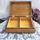 Wooden box for card games