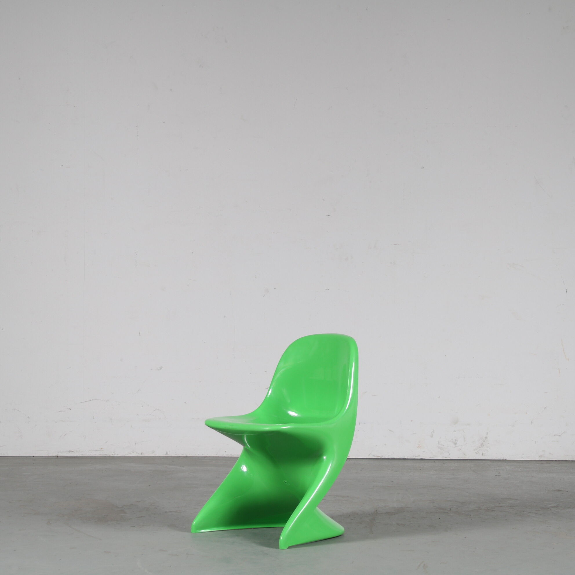 2000s Green “Casalino” children chair by Alexander Begge for Casala, Germany