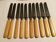 Lot de 10 couteaux lame en acier fromage et dessert
