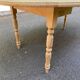 Louis Philippe extendable round dining table with shutters, renovated pine, 190cm