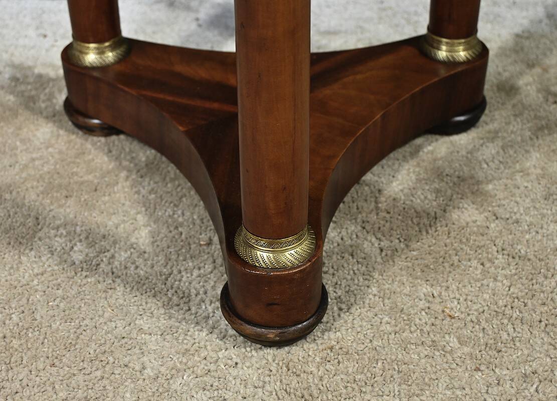 Tripod Pedestal Table in Mahogany, Empire Style – Early 20th Century