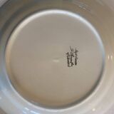 10 fruit decoration plates - St Clément - Barbotine - diam.21