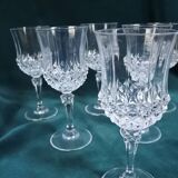 Crystal wine glass
