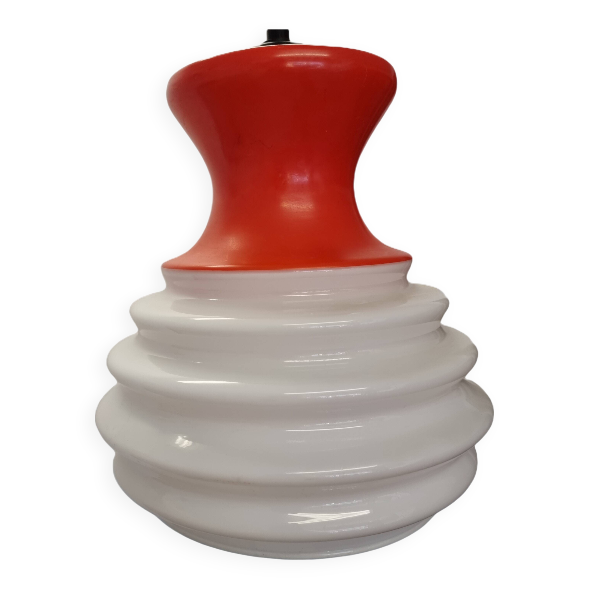 Design Glass Pendant Lamp Space Age, from the 70s