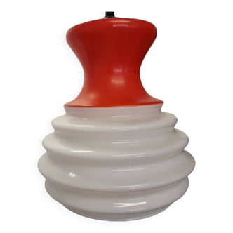Design Glass Pendant Lamp Space Age, from the 70s