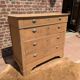 Oak chest of drawers