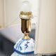 Porcelain table lamp, 1980s
