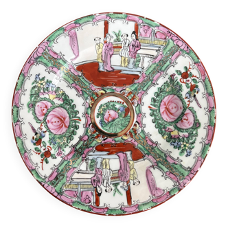 Decorative porcelain plate from Macau.