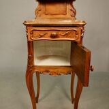 Chevet en noyer de style Louis XV XIXème