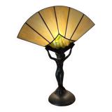 Art Nouveau “fan” lamp