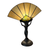 Art Nouveau “fan” lamp