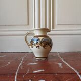 Joli pichet / vase décor oriental, vintage céramique allemande Heyde Keramik