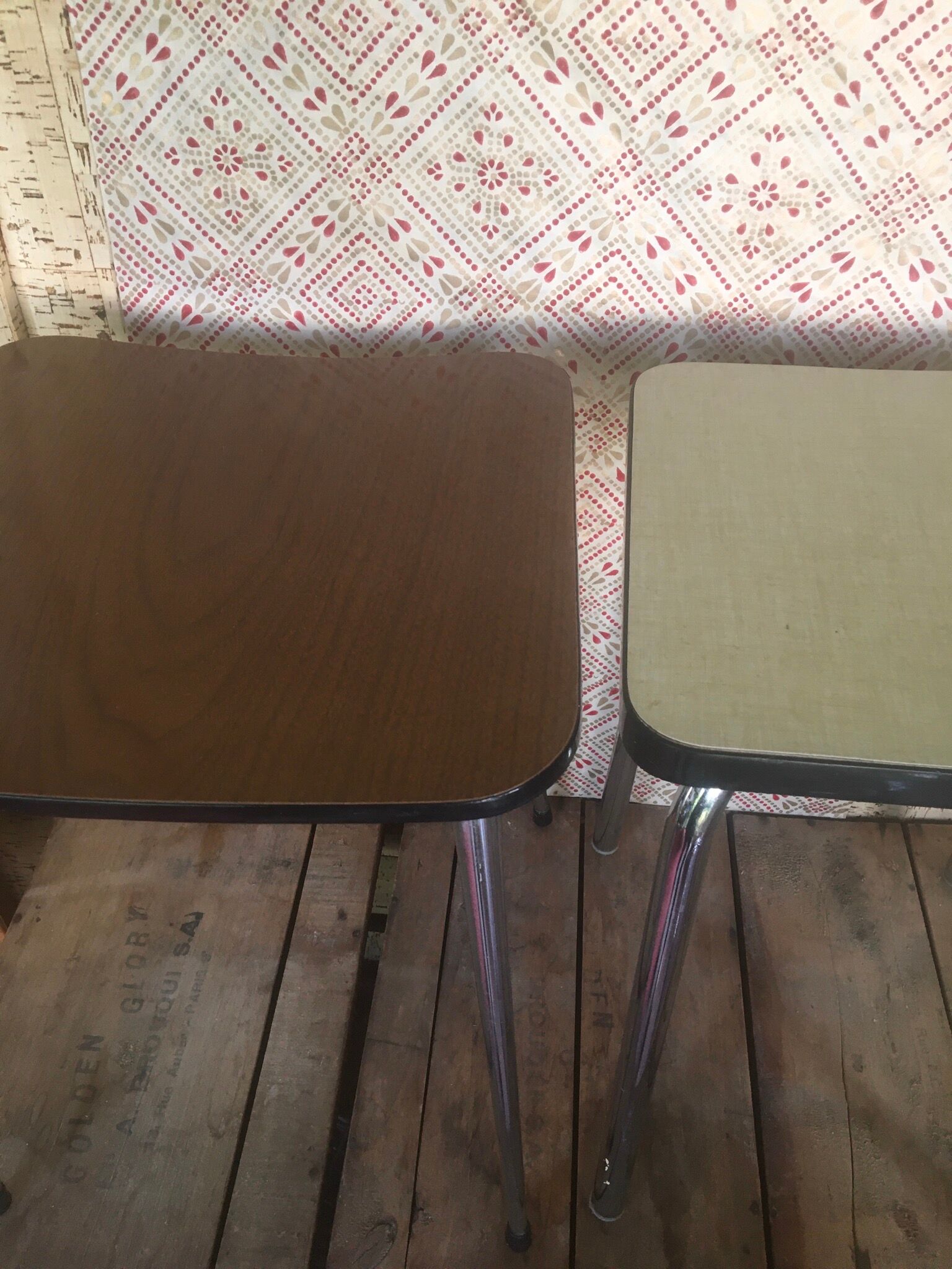 Tabouret formica 60s