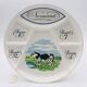 6 Bourguignonne fondue plates, Porcelain and Earthenware from Auteuil - Paris.