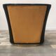 Fauteuil en bois cannage et velours