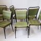 Suite de 6 chaises vintage 1950
