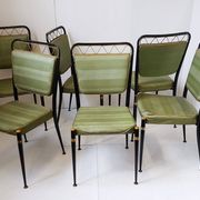 Suite de 6 chaises vintage 1950