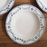 Set of 4 Badonviller soup plates