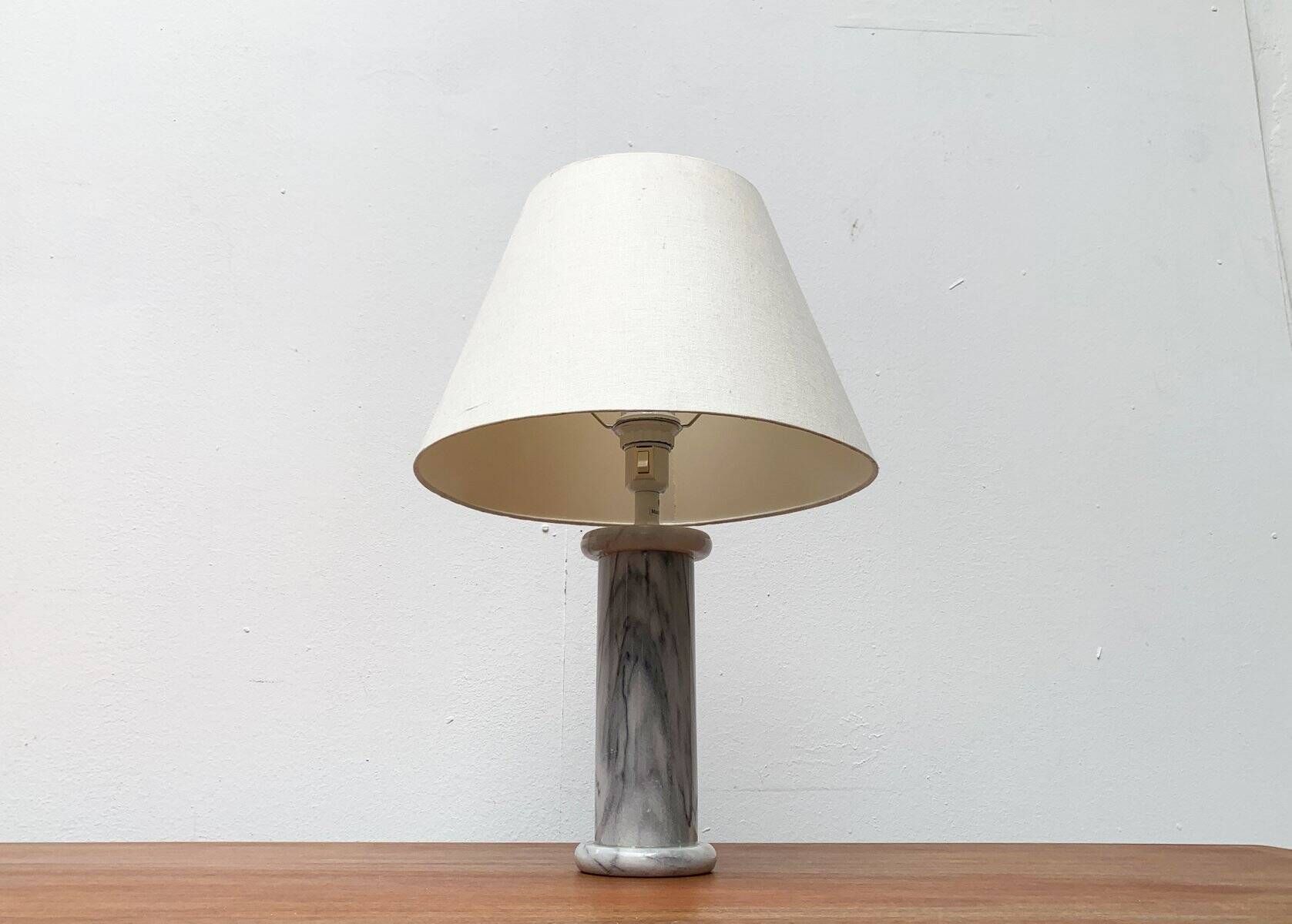 Lampe de table en marbre postmoderne vintage d'Ikea, années 1980