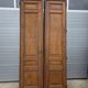 6 solid oak partition doors, 277cm in height (exceptional model)
