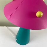 Lampe vintage colorée