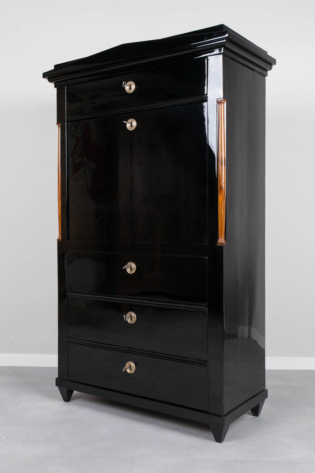 Biedermeier Secreter, Germany, 19th century.