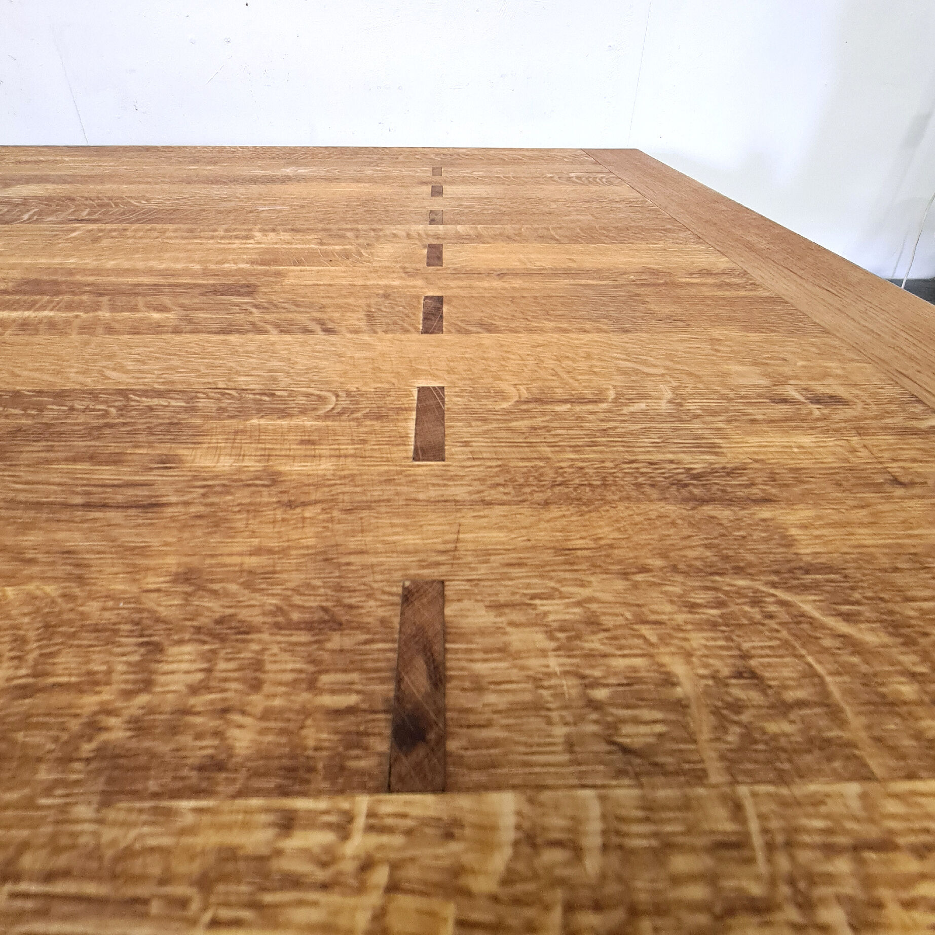 Table à manger de style art deco Frank Loyd Wright années 1980