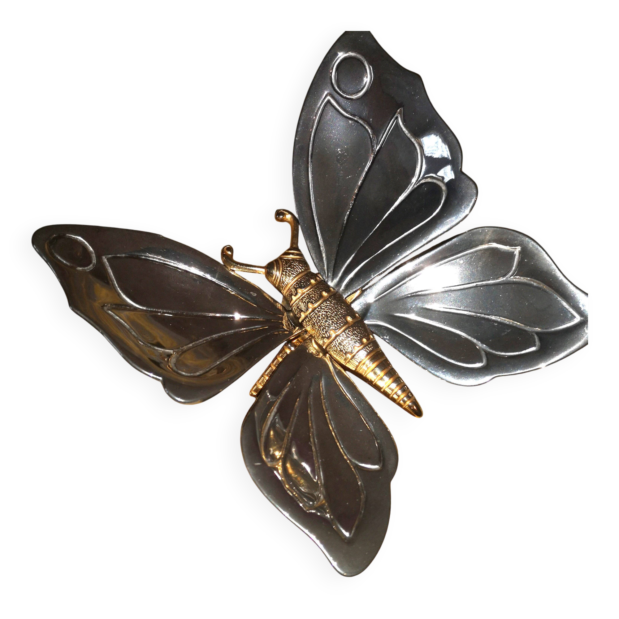 Vintage butterfly ashtray