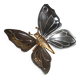 Vintage butterfly ashtray