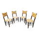 Chaises paillées