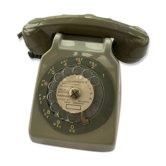 1974 socotel S63 vintage grey dial phone