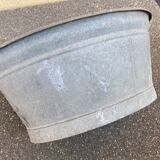 Vintage zinc basin 80 liters