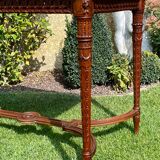 Middle table in walnut style Louis XVI