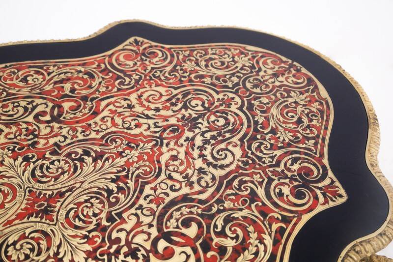 Antique table, France, mid-19th century. After renovation.