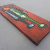 Mid-Century Glazed Studio Ceramic Wall Plaque, 1960s