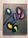 Lucien marduel (1931) yellow red abstraction original modern painting