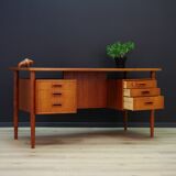 TEAK WRITING DESK DANISH DESIGN 60 70 RETRO