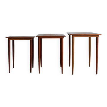 Set of 3 nesting tables, Danish design