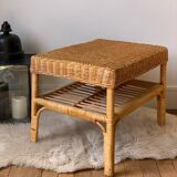 Rattan coffee table