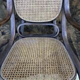 Rocking chair vintage cannée