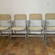 Mid-century garden folding chairs