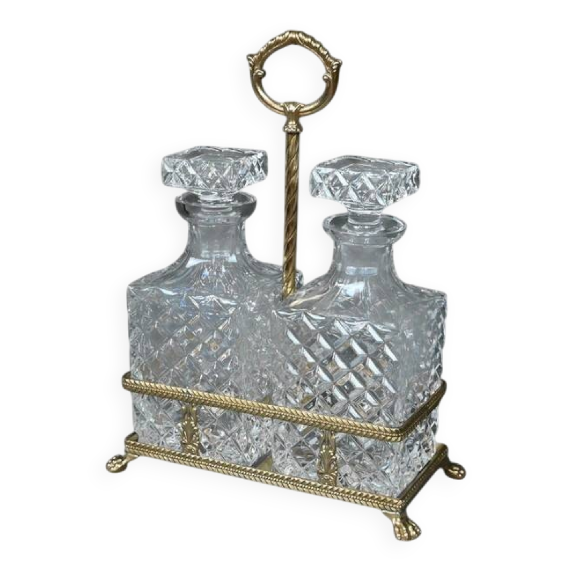Bronze and Crystal Liquor Cabinet – Late 19th Century