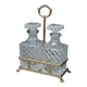 Cave à Liqueur en Bronze & Cristal – Fin XIXe