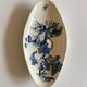 Dish raviots in Gien earthenware 19th decoration Summer blue black