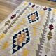 Tapis Kilim Vintage Pastel Fait Main