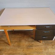 Bureau pieds compas vers1970