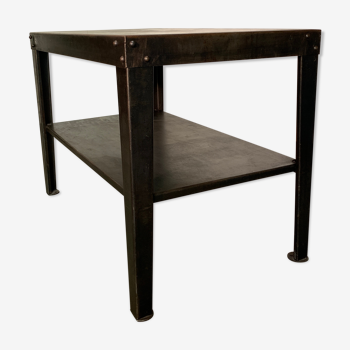 Steel industrial workshop table