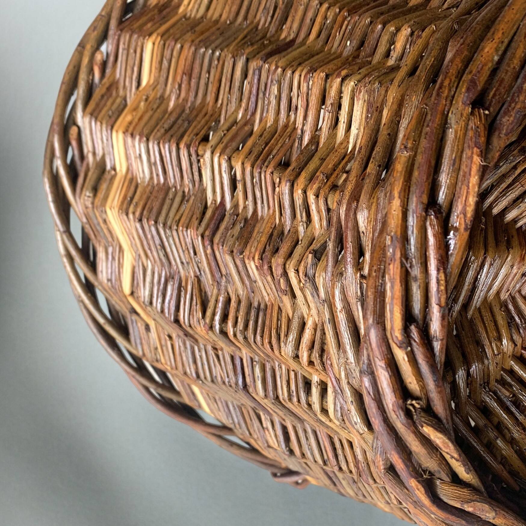 Vintage wicker basket