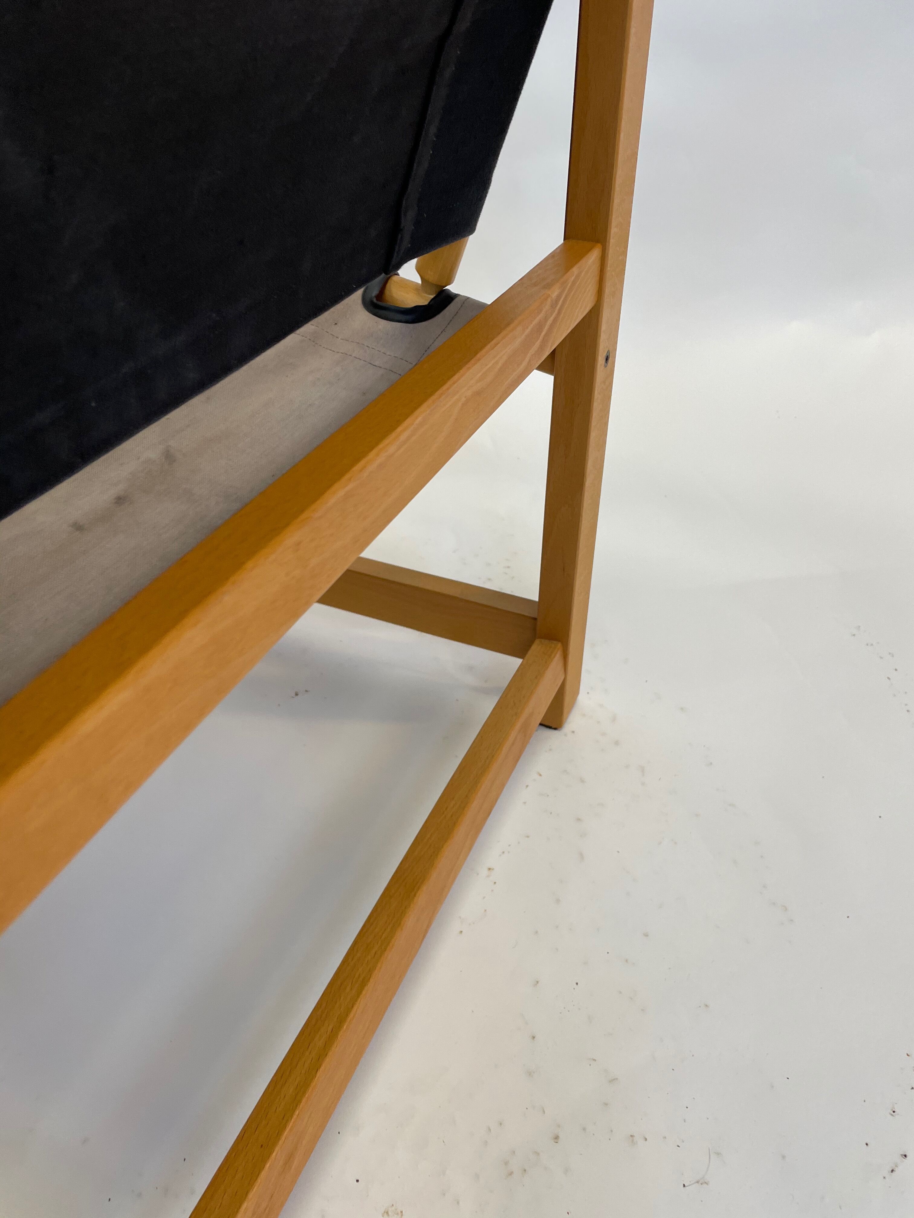 Vintage Safari Chair 1980s Hyllinge Møbler Denmark